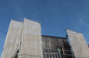 厳冬の中の晴れ。